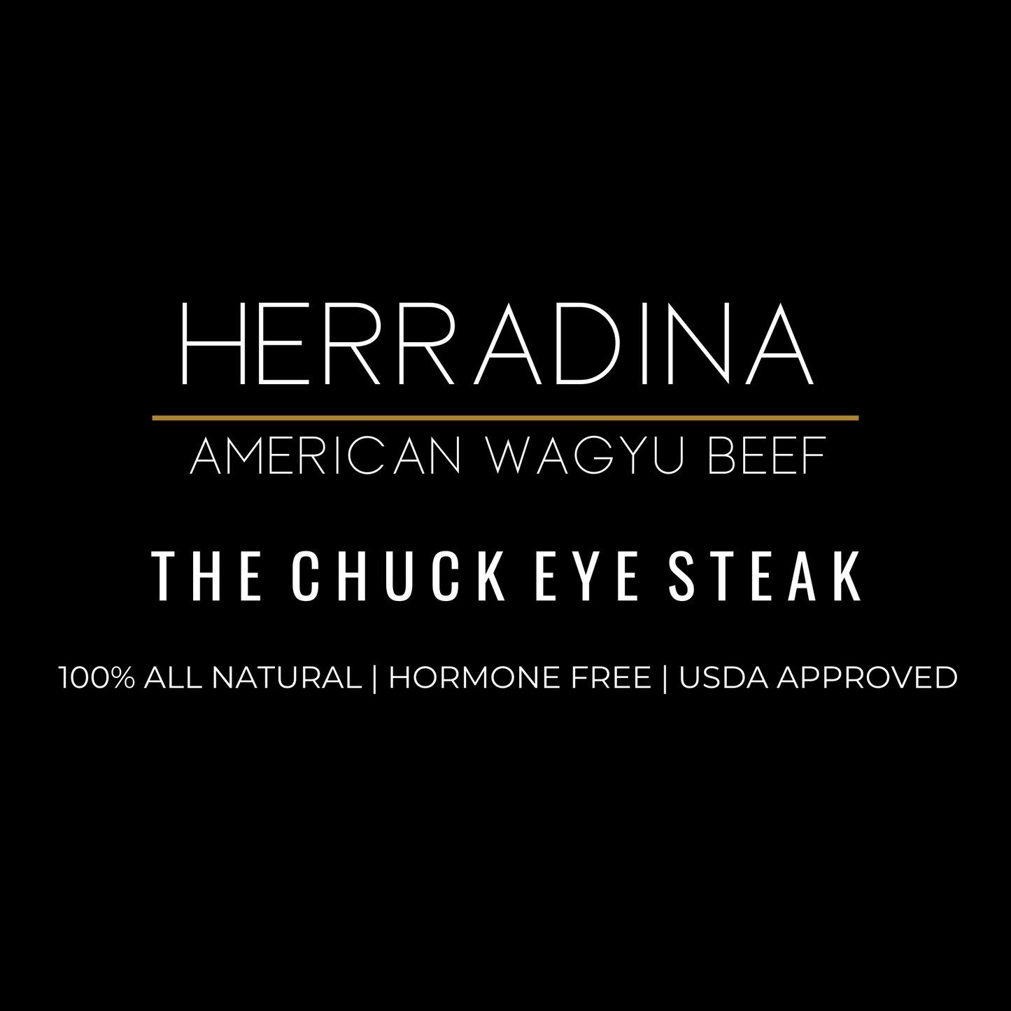AMERICAN WAGYU BEEF - THE CHUCK EYE STEAK
