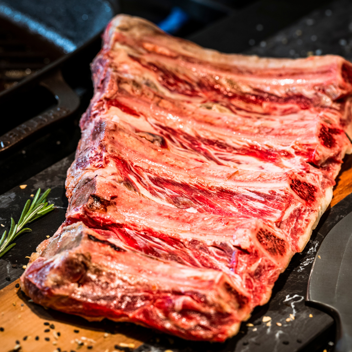 THE BACK RIBS - AMERICAN WAGYU BEEF