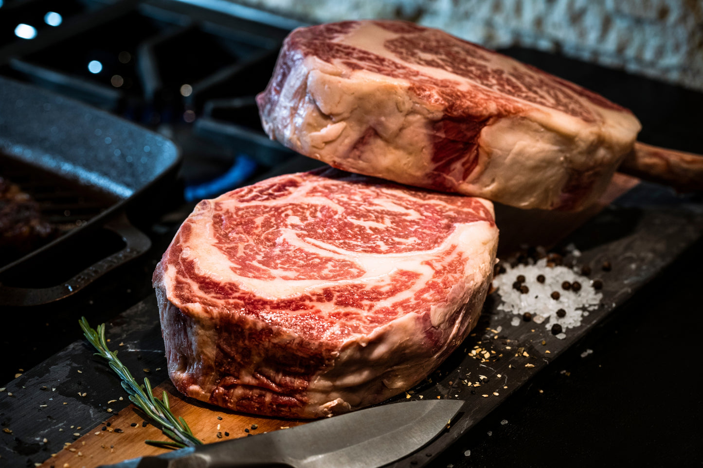 THE TOMAHAWK - AMERICAN WAGYU BEEF
