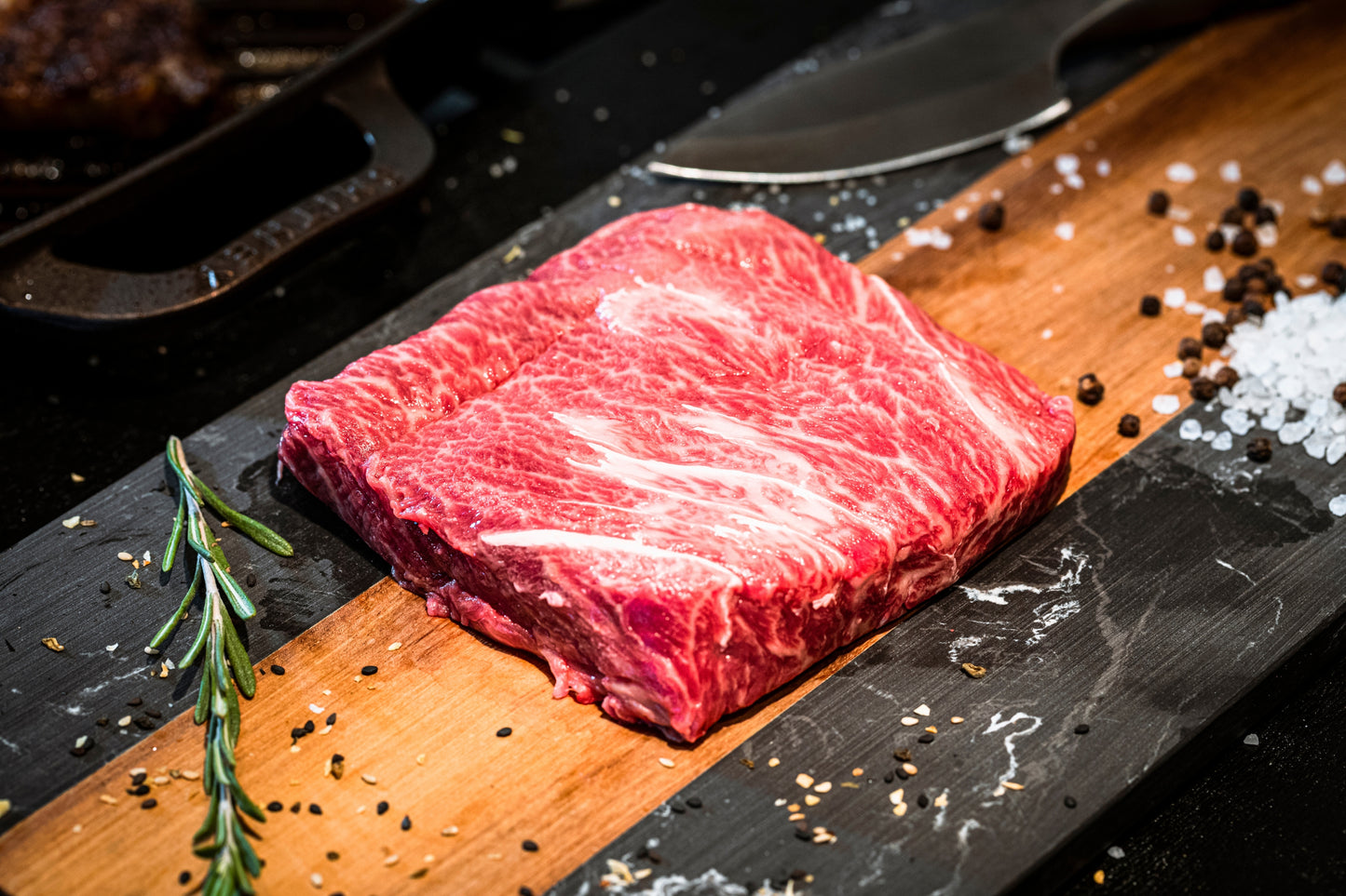 THE FLAT IRON STEAK - AMERICAN WAGYU BEEF