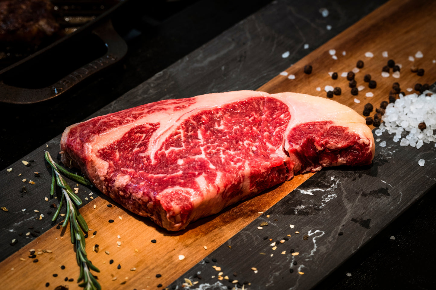 THE BONELESS RIBEYE STEAK - AMERICAN WAGYU BEEF