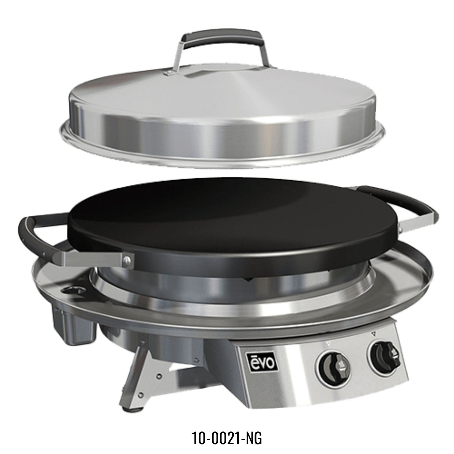 EVO PROFESSIONAL TABLETOP WITH SEASONED COOKSURFACE NG GAS