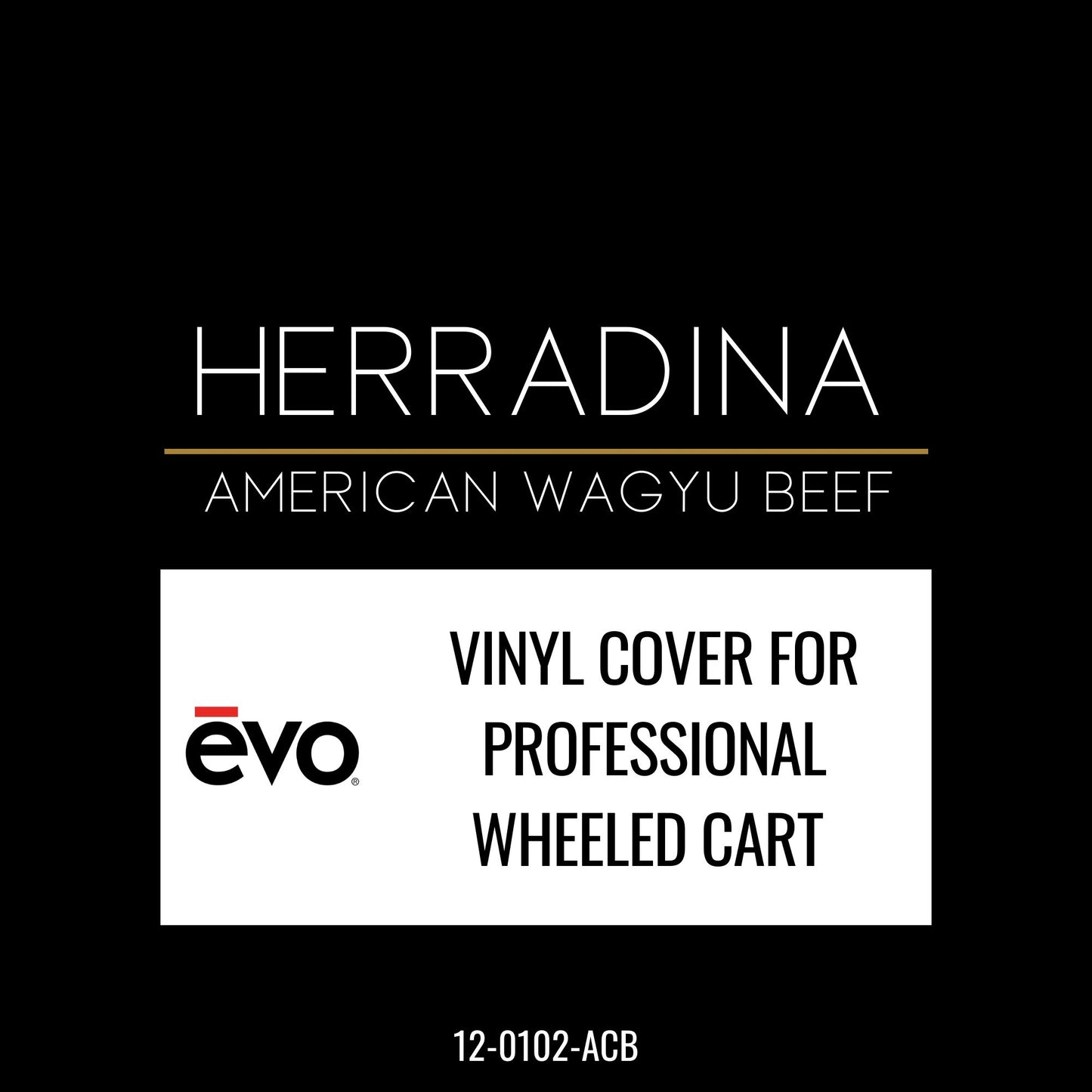 EVO VINYL COVER FOR PROFESSIONAL WHEELED CART