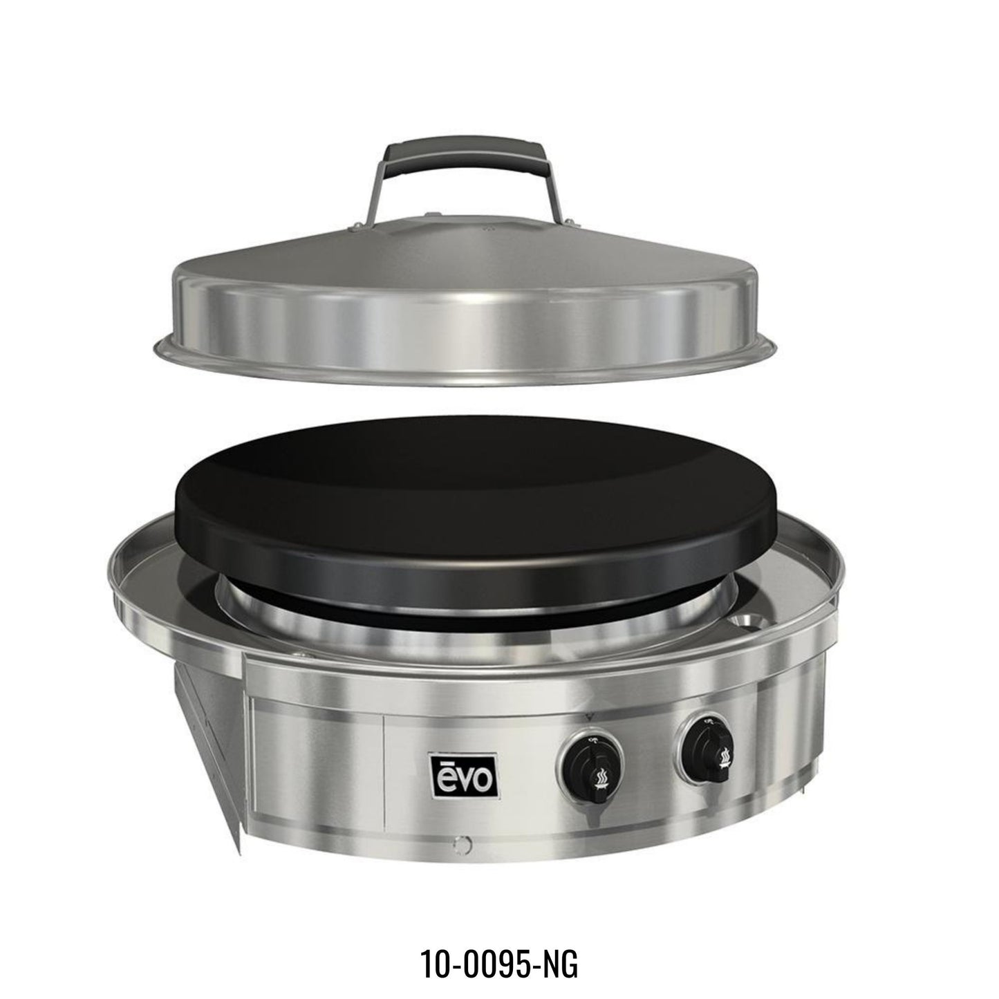 EVO AFFINITY 25G DROP-IN WITH SEASONED COOKSURFACE NG GAS - FULLY ASSEMBLED FOR OUTDOOR USE