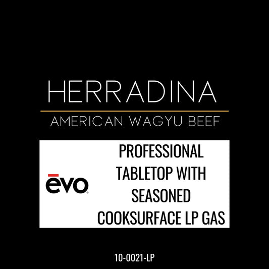 EVO PROFESSIONAL TABLETOP WITH SEASONED COOKSURFACE LP GAS
