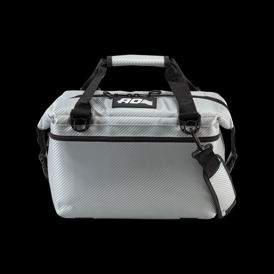 AO Carbon Series 12 Pack Cooler - Silver